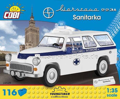 Warszawa 223A Krankenwagen (116 Teile)