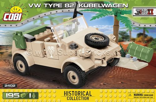 VW Kübelwagen Deutsches Afrikakorps (195 Teile)