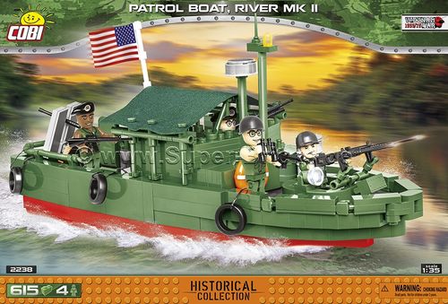 US Patrouillenboot PBR MK II (615 Teile)