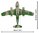 Messerschmitt Me 262 A-1A Jagdgeschwader 7 "Nowotny" (390 Teile)