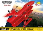 Fokker DR.1 Roter Baron Maßstab 1:32 (178 Teile)