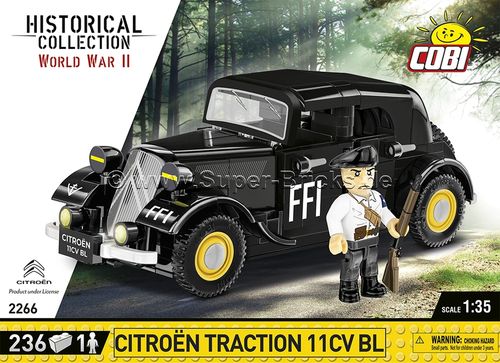 Citroen Traction 11CV BL Französischer Widerstand (236 Teile)