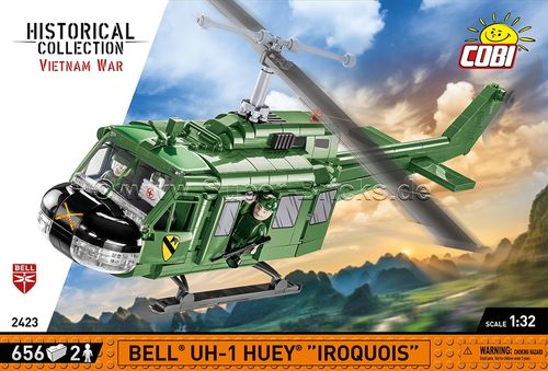 Bell UH-1 Huey (650 Teile)