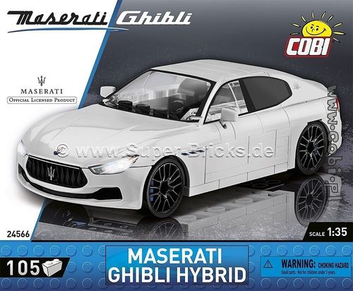 Maserati Ghibli Hybrid weiß (105 Teile)