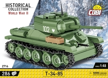 T-34-85 Maßstab 1:48 (286 Teile)