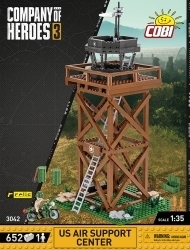 US Flugplatz Tower Company of Heroes (652 Teile)