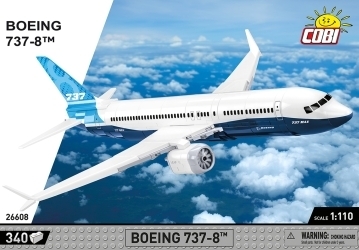 Boeing 737-8 (340 Teile)