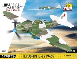 Ilyushin Il-2M Sturmovik 1943 (636 Teile)