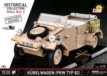 VW Kübelwagen Typ 82 Maßstab 1:12 Executive Edition (1500 Teile)