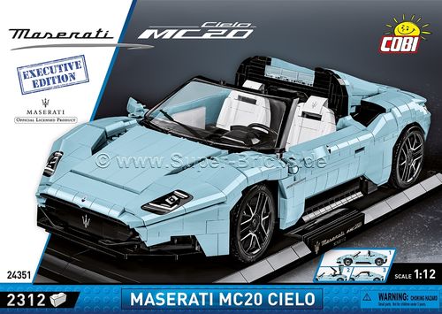 Maserati MC 20 Cielo Executive Edition Maßstab 1:12 (2300 Teile)
