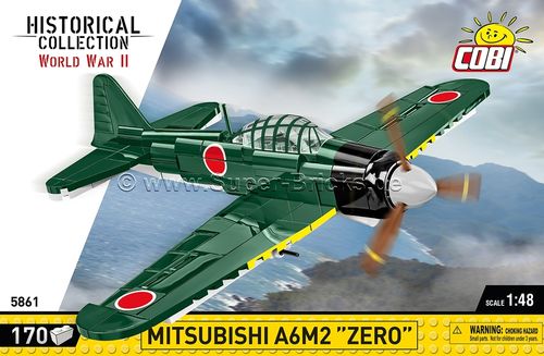 Mitsubishi A6M2 Zero Maßstab 1:48 (166 Teile)