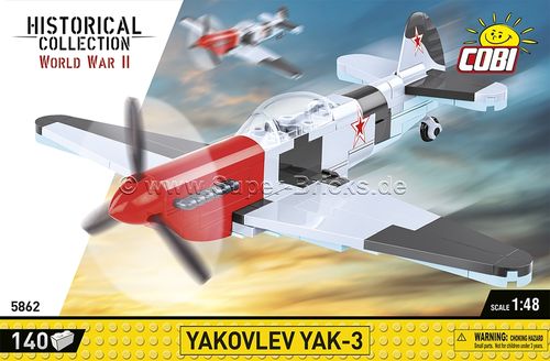 Yakovlev Yak-3 Maßstab 1:48 (140 Teile)