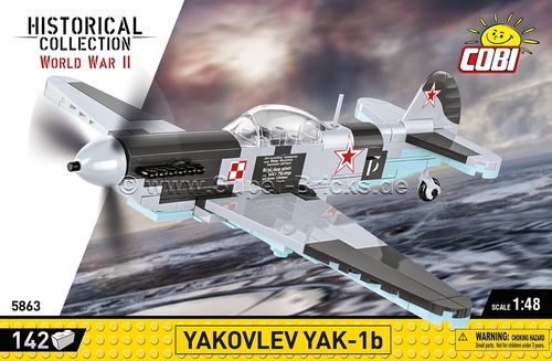 Yakovlev Yak-1B Maßstab 1:48 (142 Teile)