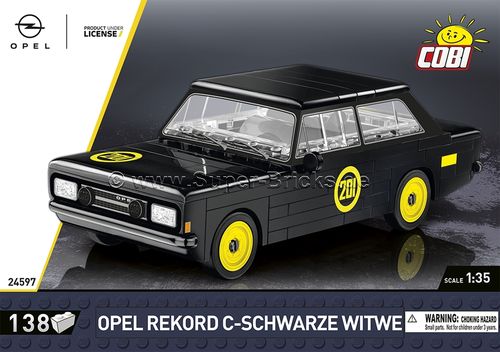 Opel Rekord C Schwarze Witwe Maßstab 1:35 (134 Teile)
