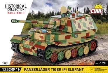 Cobi 2582 Schwerer Jagdpanzer Elefant mit Inneneinrichtung