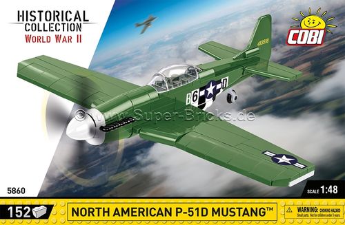 P-51D Mustang Maßstab 1:48 (150 Teile)