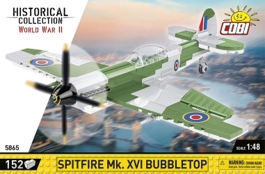 Cobi 5865 Supermarine Spitfire MK.XVI Bubbletop Maßstab 1:48