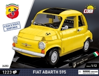 Cobi 24353 Fiat 500 Abarth 1965 gelb Executive Edition Maßstab 1:12