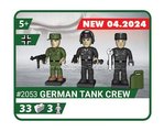 3 Deutsche Soldaten Panzerbesatzung (33 Teile)